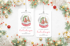 Editable Christmas Hang Tag Canva Template - 5 Product Image 3