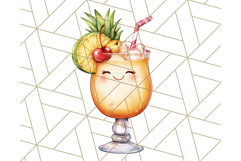 Tropical Tiki Friends PNG Clipart, Cute Summer Art Product Image 3