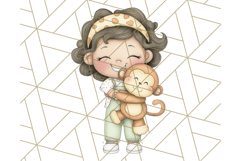 Tiny Zoo Friends Clipart, Cute Cartoon Zoo Animals PNG Product Image 3