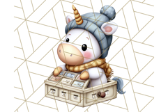 Magical Bookish Unicorn PNG Clipart Reading Books &amp; Stories Product Image 3