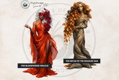 Autumn Twilight Thorns Clipart, Dark Fantasy PNG Product Image 10