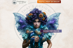 Autumn Bloom Fairies Clipart Set, Mythical Fantasy PNG Product Image 12