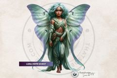 Autumn Bloom Fairies Clipart Set, Mythical Fantasy PNG Product Image 15