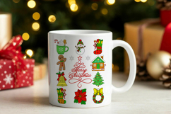 Printable illustration. Merry Christmas, gingerbread man, Product Image 3