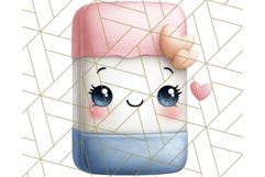 Simple School Supplies Clipart, Cute Classroom PNG Product Image 3