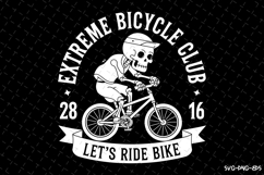 Extreme Bicycle Club SVG | Rider Svg | SVG Cut Files Product Image 1