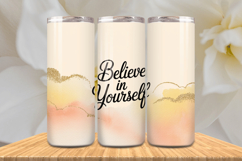 Positive Affirmations 20oz Tumbler wrap Inspirational Quotes Product Image 1