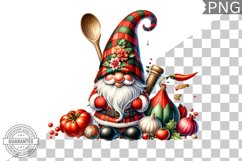 Christmas kitchen Gnome Sublimation - Clipart PNG Design Product Image 1