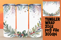 SOPHISTICATED 20oz Tumbler PNG , Christmas Product Image 1
