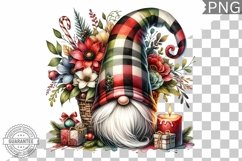 Christmas Gnome Sublimation - Clipart PNG Design Product Image 1