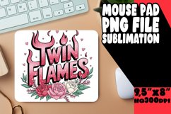 Whimsical Mouse Mat Sublimation, Valentines Product Image 1