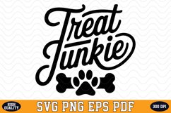 Treat junkie SVG | Quotes | SVG Cut files Product Image 1
