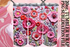 Floral Tumbler Sublimation Magic Product Image 1