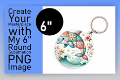 Dynamic Round Design for Keychains , Animals Product Image 1