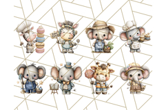 Zoo Animal Occupations PNG ,Cute Career Clipart Product Image 7
