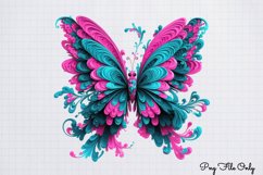 Smoke Butterflies Clipart PNG Product Image 1