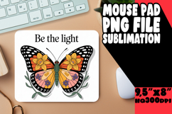 Luminous mouse PAD Artistic Style, Butterfly Product Image 1
