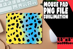 Bold Leopard Gradient Mouse Pad PNG Product Image 1