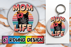 Bright Sublimation Car Coasters, Cat Lover Product Image 1