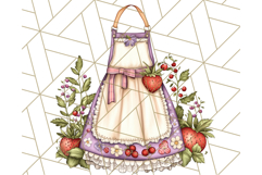 Cottagecore Kitchen Mixer, Apron PNG Clipart, Retro Floral Product Image 3
