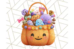 Halloween Neighborhood Clipart PNG for Trick or Treat Product Image 3
