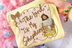 The Lord Is My Shepherd Png, Christian Easter Psalm Png Product Image 4