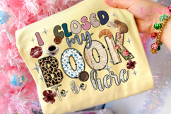 I Closed My Book To Be Here Png, Boho Floral Book Png Product Image 6