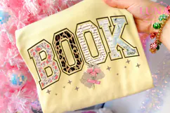 Book Nerd PNG, Retro Bookish Trendy Book Lover Sublimation Product Image 4