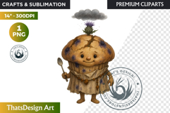 Fantasy Food Characters RPG Clipart PNG Graphics Product Image 1