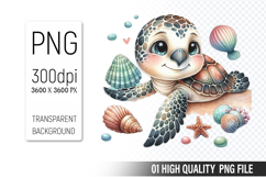 Summer Clipart PNG Bundle, Beach Clipart Design Product Image 20
