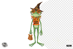 Halloween Frog Clipart Product Image 1