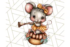Woodland Autumn Parade Clipart PNG Fall Animals Product Image 3