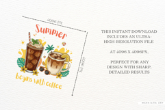 Summer Coffee Clipart Product Image 5