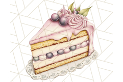 Pastel Tea Clip Art PNG with Sweets and Floral Accents Png Product Image 3