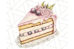 Pastel Tea Clip Art PNG with Sweets and Floral Accents Png Product Image 3