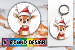 Lovely Round Design Car Coaster , Holiday Animals Product Image 1