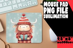 Seasonal Boho Christmas Mouse Pad Magic Product Image 1