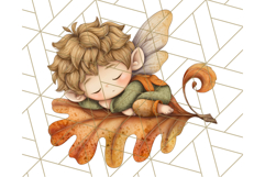 Fall Fairy Clipart PNG, Autumn Fairy People With Wings Product Image 3