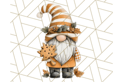 Thanksgiving Gnome Clipart PNG Cute Fall Gnomes, Gnome Png Product Image 3