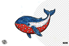 4th of July Undersea Life Clipart Product Image 1
