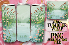 RADIANT SPIRITS 20oz TUMBLER WRAP, Spring Product Image 1