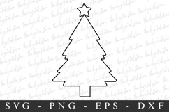 Christmas Tree SVG | SVG Cut files | Cricut Product Image 1