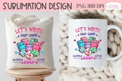 Valentines PNG design for book lovers, bookish shirt PNG Product Image 4