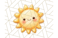 Summer Iced Cookie Clipart PNG, Cute Tropical Cookies Product Image 3