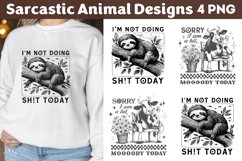 Sarcastic Animal Designs PNG Product Image 1