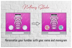 Monogram Sneaker patterns for 20oz SKINNY TUMBLER. Product Image 3