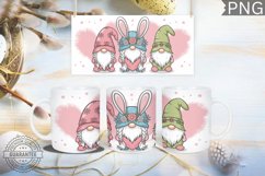 Easter Mug Wrap Design - Easter Gnome Sublimation Product Image 1