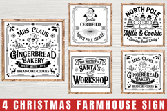 Christmas Sign Svg, Farmhouse Svg, Vintage Christmas Svg Product Image 1