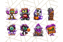Haunted Treats Clipart PNG, Halloween Candy Art Product Image 3