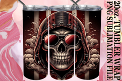 Heartfelt Moments 20oz tumbler wrap, Skull Product Image 1